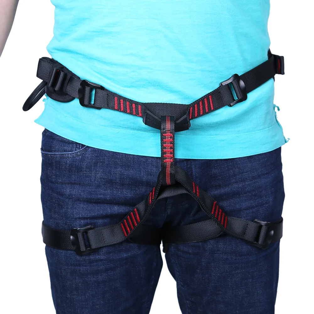 Outdoor Rock Climbing Harness Safety Sit Bust Belt Mountaineering Tree Surgeon Rappelling Rescue Fall Protection