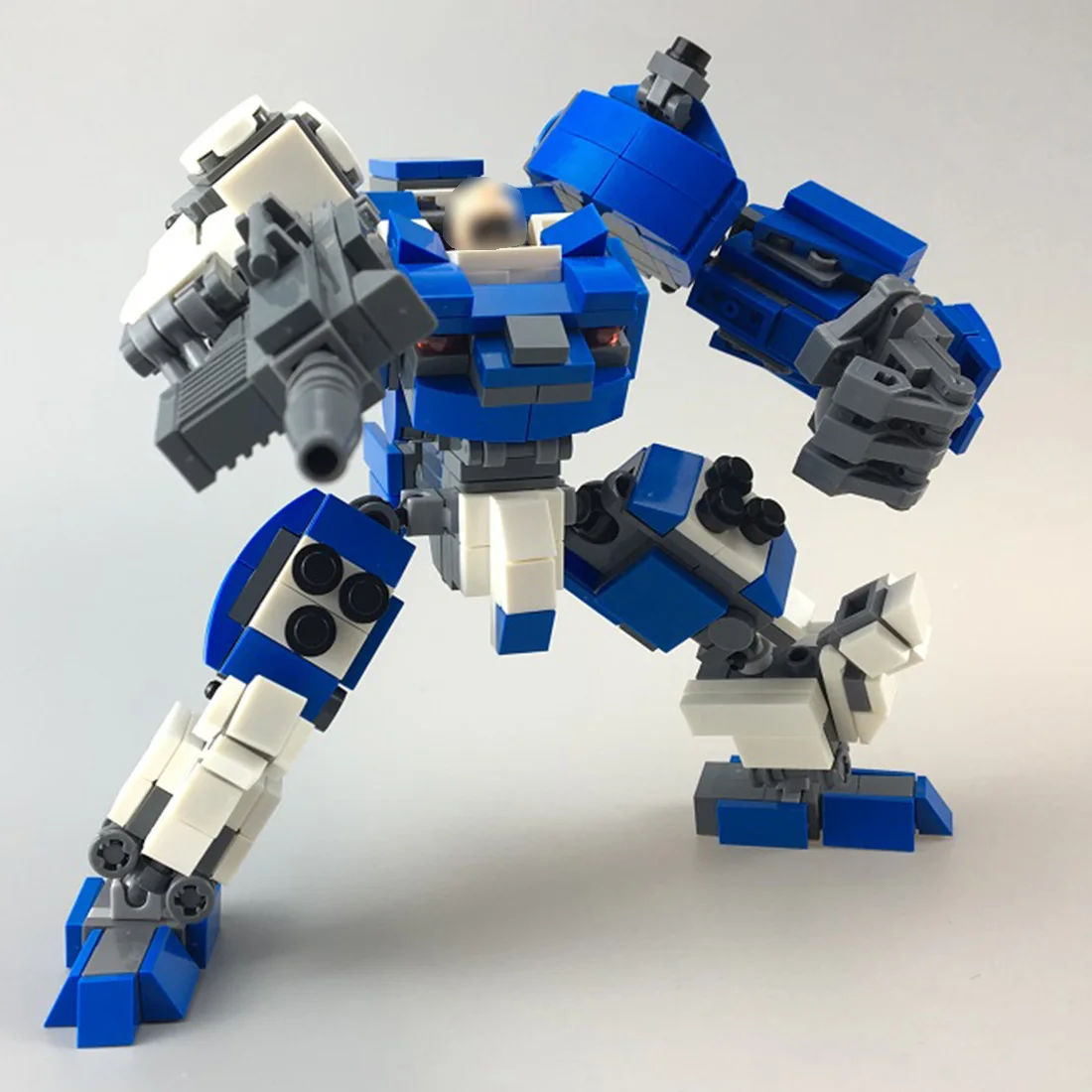 

410Pcs STEM MOC Chimera Single Mecha Model Small Particle Building Blocks Educational Toy Set