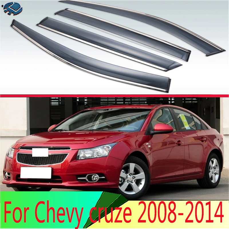 For Chevy Cruze 20082014 Plastic Exterior Visor Vent Shades Window Sun