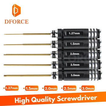 

DFORCE High quality screwdriver tool 1.27 1.5 2.0 2.5 3.0 MM for 3d printer Accessories dragon hotend Removal tool