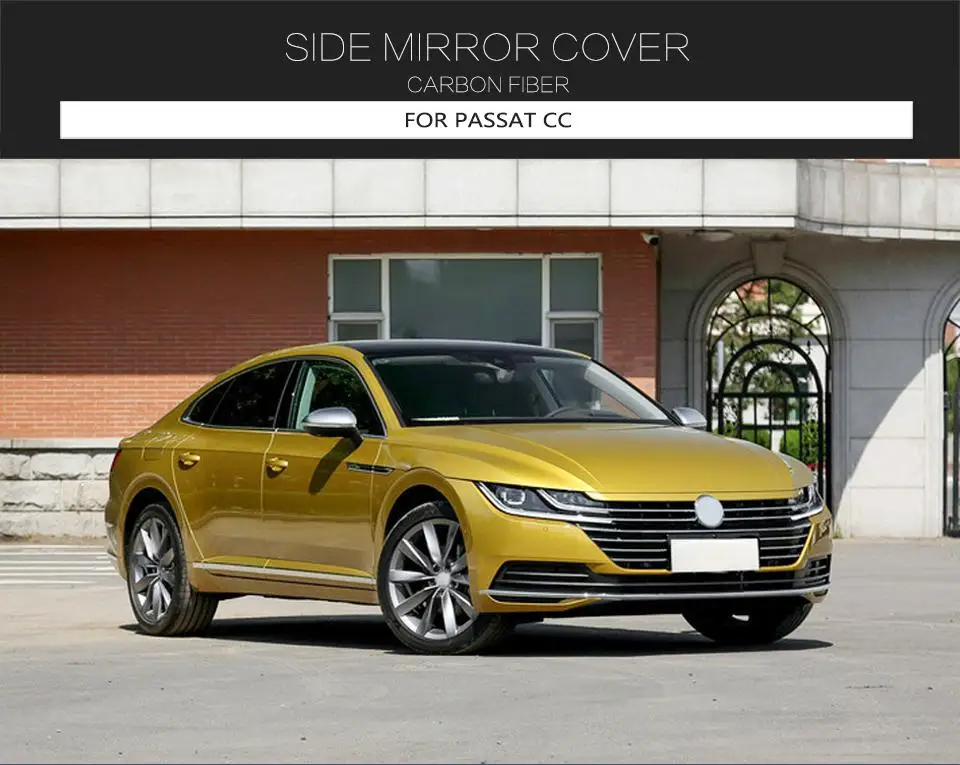 Для Volkswagen VW Passat CC углеродное волокно Автомобильная крышка зеркала заднего вида крышка Замена боковое зеркало крышка оболочка
