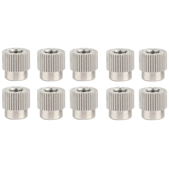 

3D Printer Part 36 Teeth MK7 / MK8 Stainless Steel Planetary Gear Wheel Extruder Feed Extrusion Wheel 10 Pcs