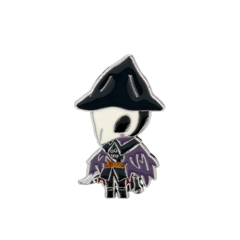 dongsheng jewelry Game Bloodborne Brooches Eileen The Crow Enamel Badge Lapel Pin Hunters Figure Pins For Women Men Gift Cosplay | Украшения