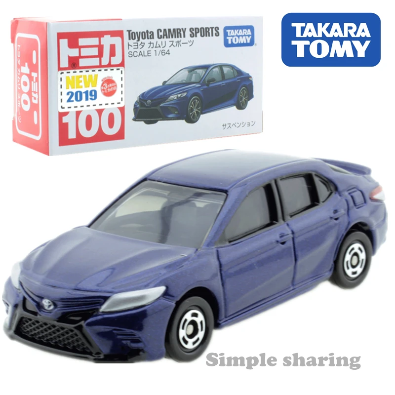 low cost Takara TOMY TOMICA No.100 TOYOTA camry sports car model kit 1:64 miniature Diecast Car toy magic fu