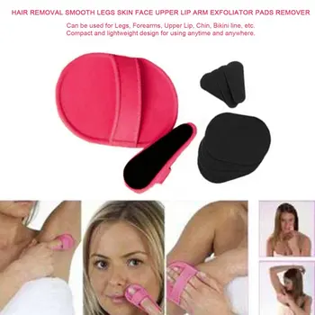 

Shaving Brush Facial Hair Removal Face Depilation Smooth Legs Upper Lip Arm Exfoliator Pads Remover Sanding Device