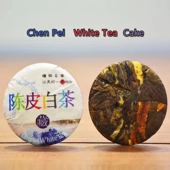 

Chen Pei Old and White Tea Cake New Small Tea Cake One Puff of Fuding Old and White Tea New Society Chen Pei Baomai