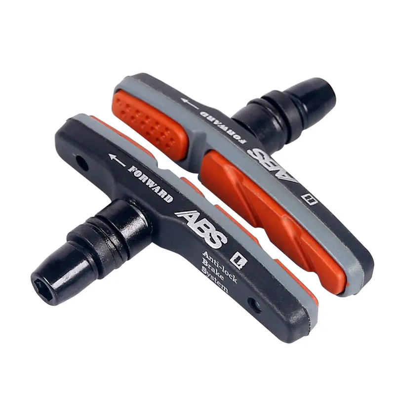 

Bicycle MTB brake block Anti-lock brake system ABS thread linear brake pad Silent bicycle rubber brake pad Bicycle accessories