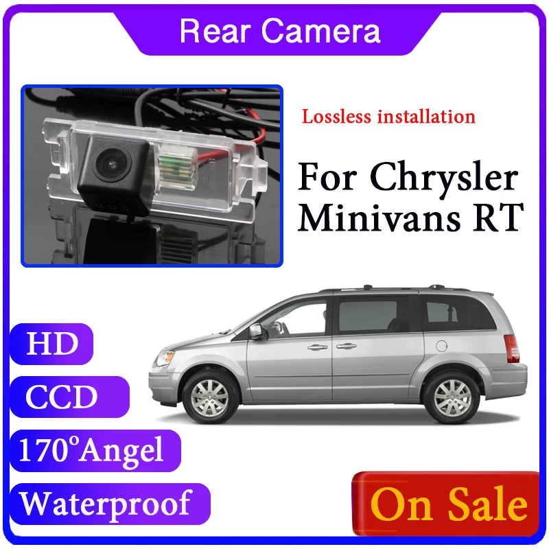 For Chrysler Minivans Grand Voyager Town Country RT 2008~2020 Rear Look View Camera. FGY