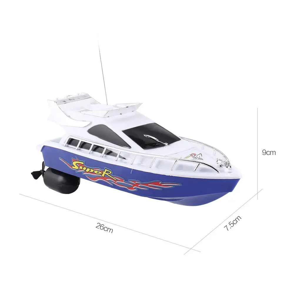 C101A Мини Радио пульт дистанционного управления RC высокоскоростной гоночный катер скоростной корабль для детей подарок игрушка модель моделирования