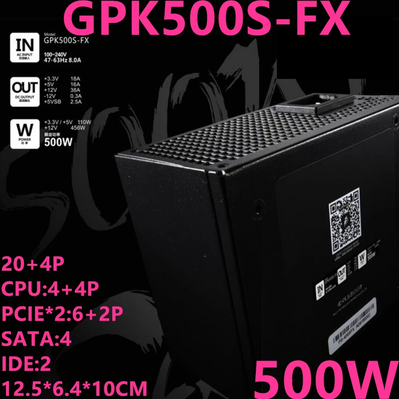 New Original Psu For 1stplayer Brand Black Widow Sfx Itx Quasi Silver 500w Power Supply Gpk500s Fx Pc Power Supplies Aliexpress