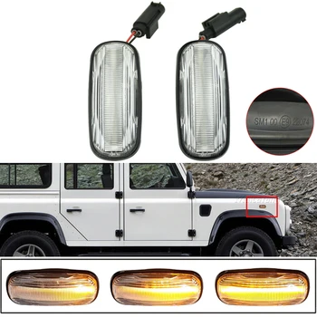 

Side Marker LED Dynamic Turn Signal Light For Repeater Indicator Land Rover Freelander 1 2002-2005 Discovery 2 1999-2004
