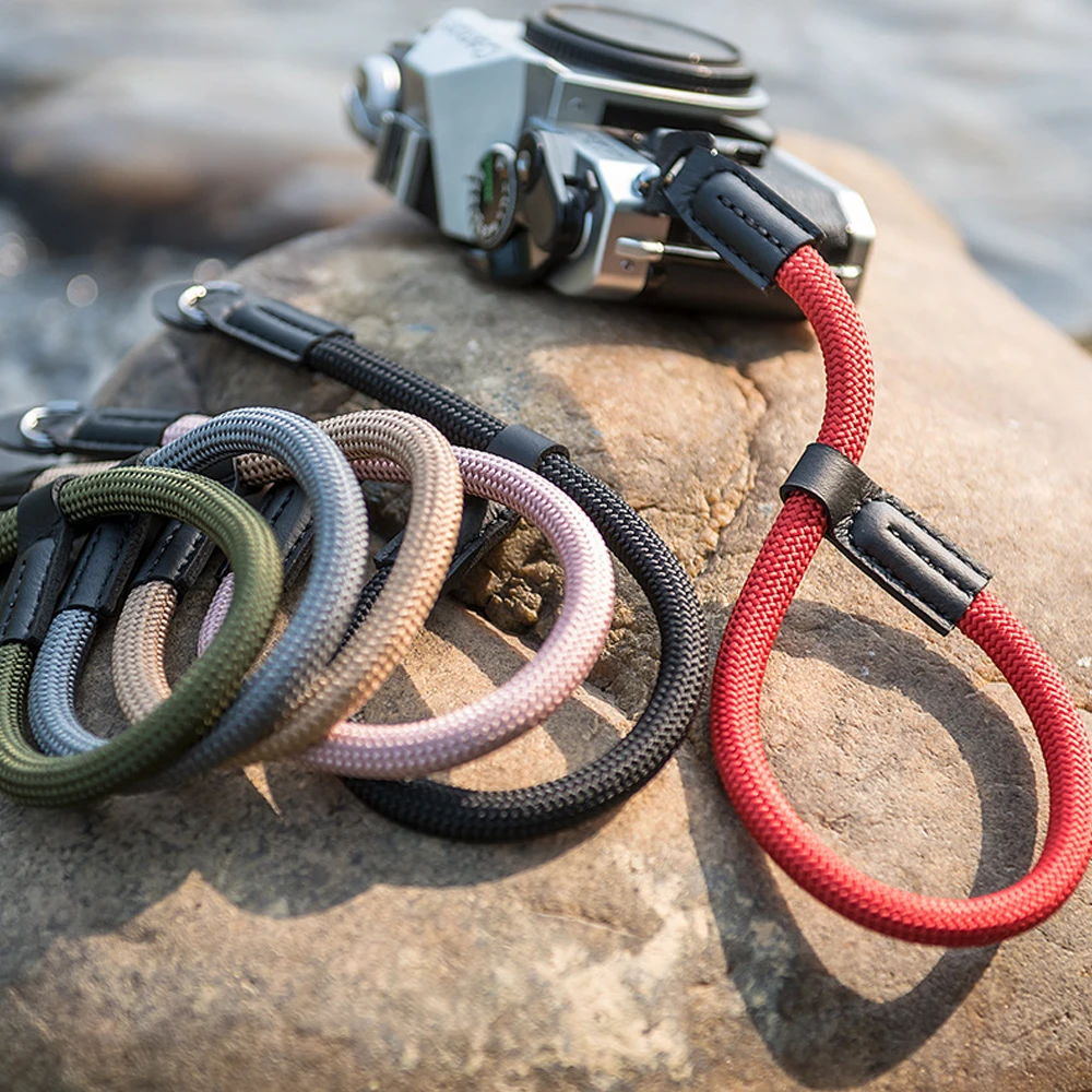 Colorful Digital Camera Wrist Strap Handmade Nylon Strong Braided Wristband for Outdoor Camera Accessories