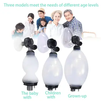 

1pcs ELYSAID Self-help Respiratory Silicone Gel Simple Cardiopulmonary Resuscitation Airbads CPR Training AED For Rescue 3 Type