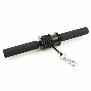 

Exerciser Curler Soft Grip Workout Weight Lifting Forearm Strength Gym Wrist Roller Muscle Equipment Fitness Blaster Portable