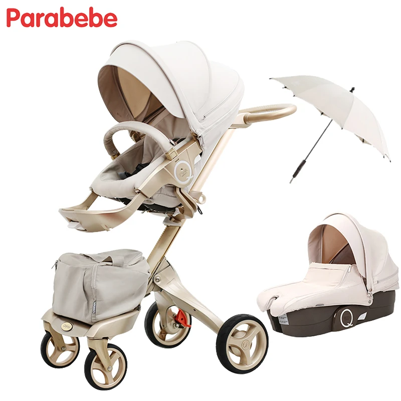 Observeer rekenkundig Nu Dsland kinderwagen 3 in 1 luxe kinderwagen auto vouwen kind vier seizoenen  baby buggy voor pasgeboren baby kinderwagens voor baby jongen meisje| | -  AliExpress