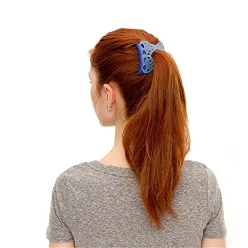 

Stretchy Double Comb Thick Hair Clip Banana Hair Clip Adjustable Elastic Hair Comb Tool No Crease Hair Accessories Women