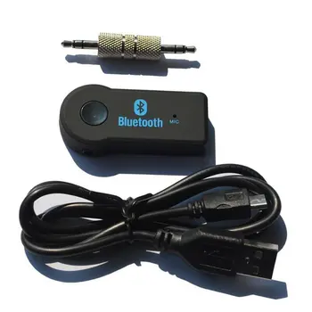 

Bluetooth V3.0+EDR Receiver Portable Wireless Music Adapter for Car 3.5mm Wireless Car Bluetooth Adapter Car Aux Adapter