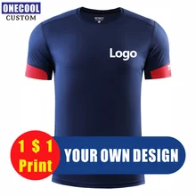 

ONECOOL New Casual Sprot Quick-Drying T-shirt Custom Logo Embroidery Personal Design Print Picture Text 2022 7 Colors S-5XL