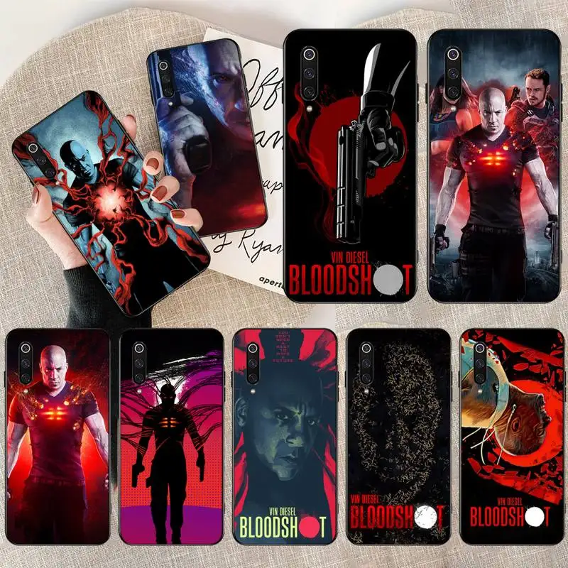 Мягкий силиконовый черный телефонный чехол CUTEWANAN Bloody shot Vin Diesel для Xiaomi Mi9 9SE 8SE Pocophone