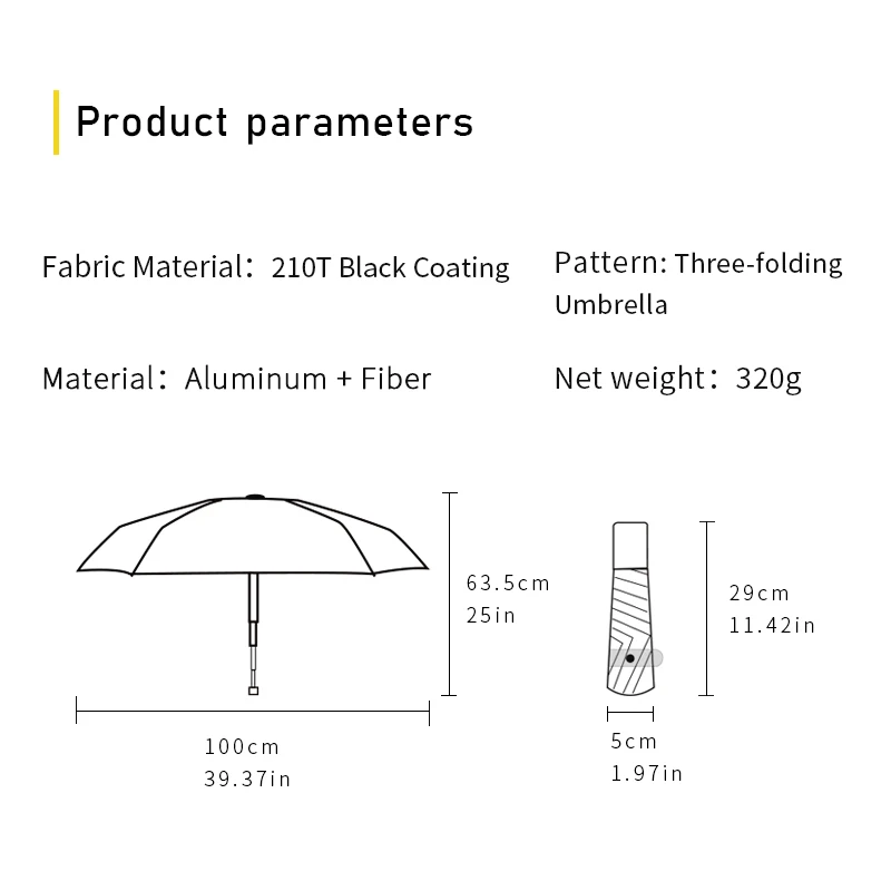 High Quality Elegant Stitching Lattice Three-folding Umbrella Rain Women Luxury Golden Umbrella Strong Windproof Parasol