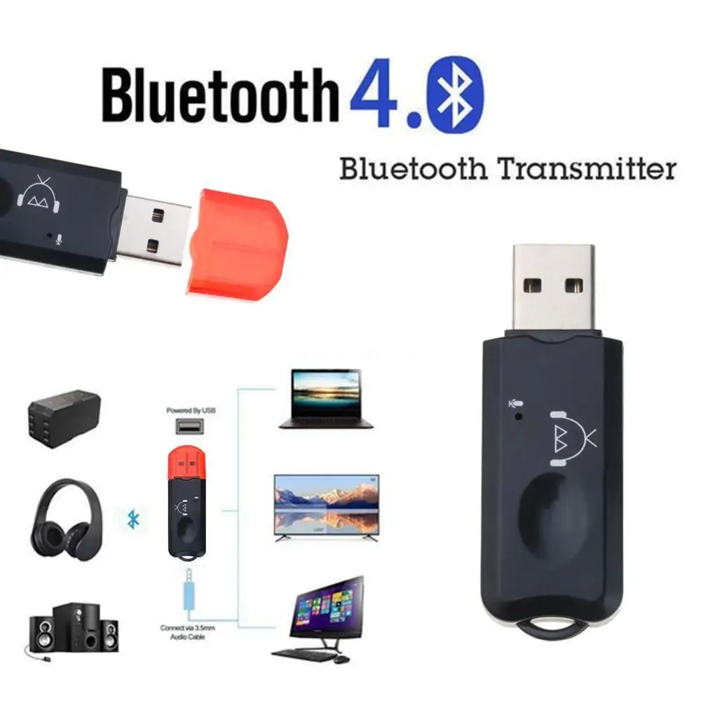 Новый USB AUX Bluetooth приемник беспроводной аудио адаптер с для стерео автомобильный