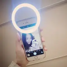 

Portable Clip Fill Light Selfie LED Ring Photography for iPhone Android Phone Universal Clip Ring Portable Selfie LED Ring Light