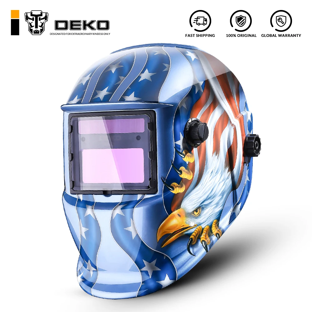 US $22.79 40% OFF|DEKO Eagle Solar Auto Darkening MIG MMA Electric Welding Mask/Helmet/Welding Lens for Welding Machine or Plasma Cutter|welding mask|electric welding mask|welding lens - AliExpress