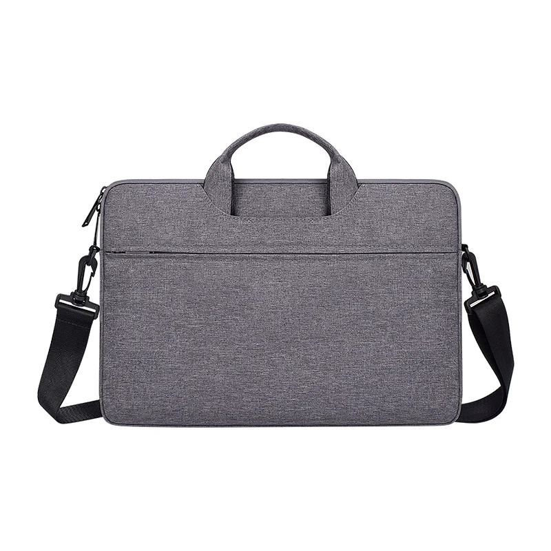 Сумка для ноутбука 13,3, 15,6, 14 дюймов, водонепроницаемый чехол для ноутбука Xiaomi Macbook Air Pro 13, 15 шт., сумка через плечо, женская сумка, портфель - Цвет: deep grey-II