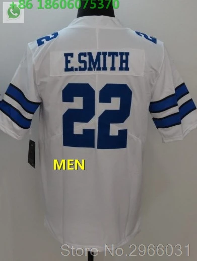 А+++ Качественная мужская футболка для взрослых jaylon Smith 54 Emmitt Smith 22 Cole besley 11 Dallas