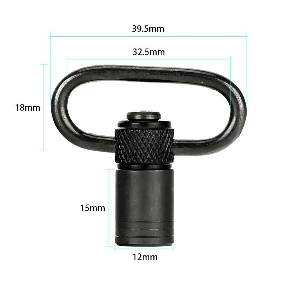 

ohhunt Hunting Accessories QD Push Button Detachable Tactical Gun Sling Swivels for Most Bolt Action Rifle