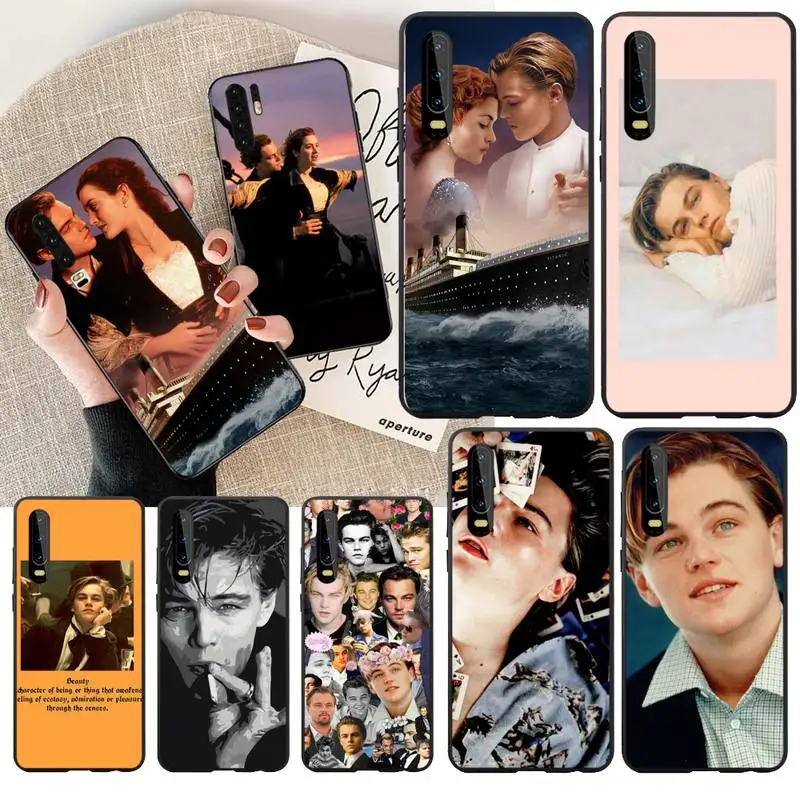 NBDRUICAI Hot Leonardo DiCaprio young Black Soft Shell Phone Case Capa for Huawei Honor 20 10 9 8 8x 8c 9x 7c 7a Lite view pro | Мобильные