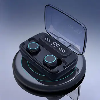 

M11 Wireless Headphones TWS Bluetooth 5.0 Earphone 3300mah HiFi IPX7 Waterproof Earbuds Touch Control Headset for sports /game