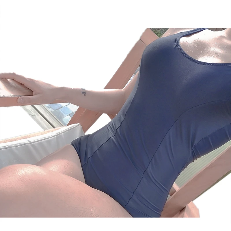 Women Swim Dresses Japanese Swimwear Sukumizu Anime Cosplay Schoolgirl One Piece