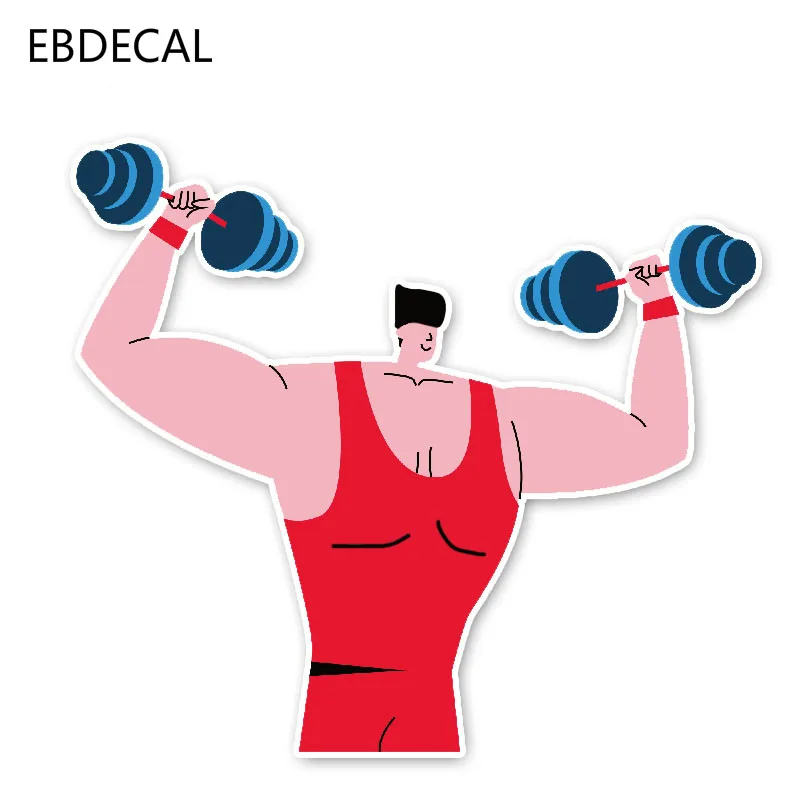 EBdecal крутые спортивные упражнения Тяжелая атлетика для авто