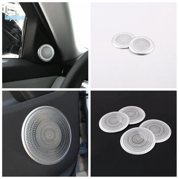

Lapetus Auto Door / Pillar A Stereo Speaker Audio Loudspeaker Sound Round Cover Trim For Range Rover Evoque L551 2020 2021 Metal