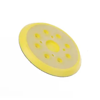 

5 Inches 125 MM 8-Hole Back-up Sanding Pad 4 Nails Hook and Loop Sander Backing Pad for Electric Grinder Power Tools Accessories