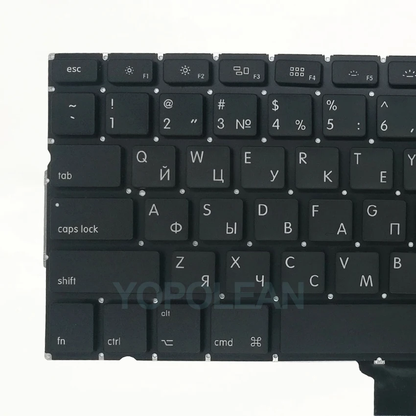 Новая маленькая русская клавиатура с подсветкой для Macbook Pro 13 &quotA1278 Россия 2009 2010