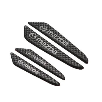 

4PCS Car styling Carbon fiber tape Door Side Edge Protective Sticker For Mazda 3 mazda 6 CX 5 CX-5 CX3 323 Accessories