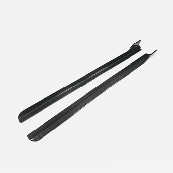 

Car-styling For FT86 GT86 2017 On TMS Style Carbon Fiber Side Skirt Extension Glossy Finish Door Step Cover Panel Fibre Body Kit