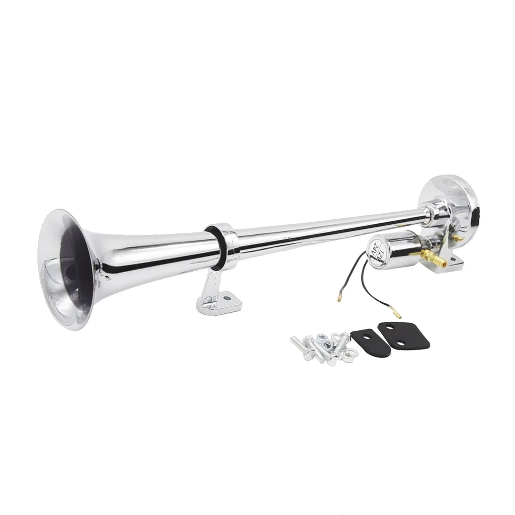 150DB Air Horn Single Trumpet Truck Loud 12/24V Train Car Kit Compressor