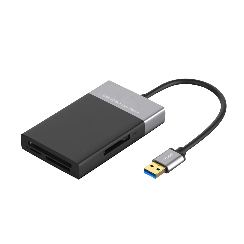 6 в 1 концентратор PC USB 3,0 к XQD чехол из сплава портативный быстрый скорость сильная совместимость Plug And Play многофункциональный мини-кард-ридер