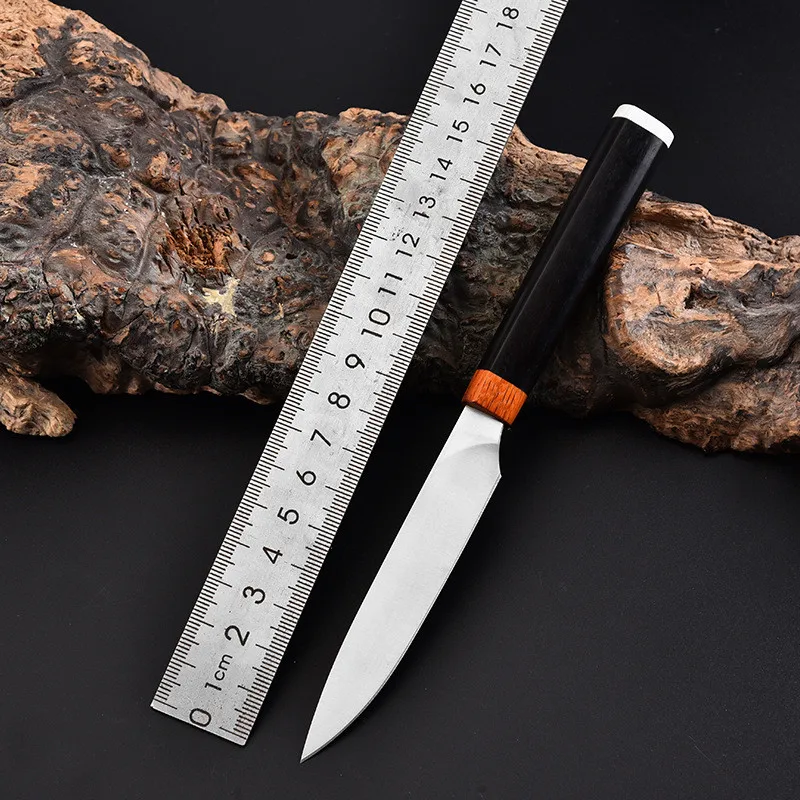 

HS Tools Utility Knife Japanese Steel Blade Kitchen Knives Stainless Steel Fruit Peeling Kitchen Knives Camping BBQ Outdoor Tool