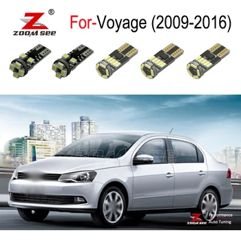 

9pcs LED lamp Interior dome map lights bulb Kit for VW for Voyage (2009-2016)