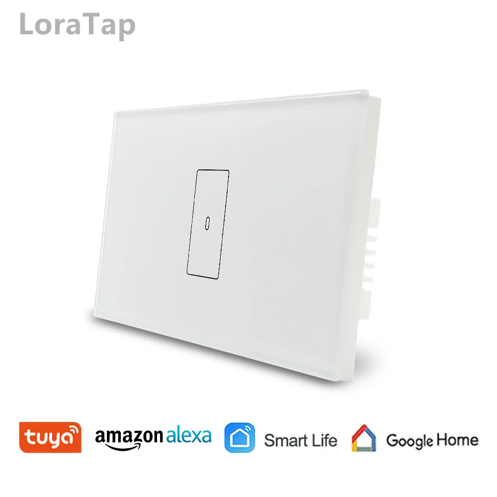 

WiFi Light Switch 2500W Touch Switch, US EU Type Tuya Smart Life App Remote Control, Voice Control by Google Home, Alexa Echo