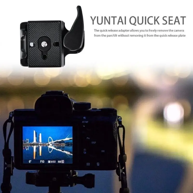 

Camera Quick Release Adapter Portable Camera Tripod 323 Quick Release Plate Mount Clamp Adapter Stabilizer Camera Accessories