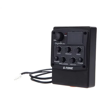 

Cherub G-Tone 3-Band EQ Equalizer Acoustic Guitar Preamp Piezo Pickup LCD Tuner