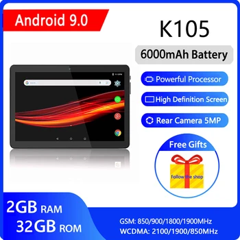 شراءZONKO 10 بوصة اللوحي أندرويد 10 اللوحي 3G مكالمة هاتفية اللوحي رباعية النواة 32GB ROM 1280*800 لتحديد المواقع جوجل اللعب الاطفال اللوحي