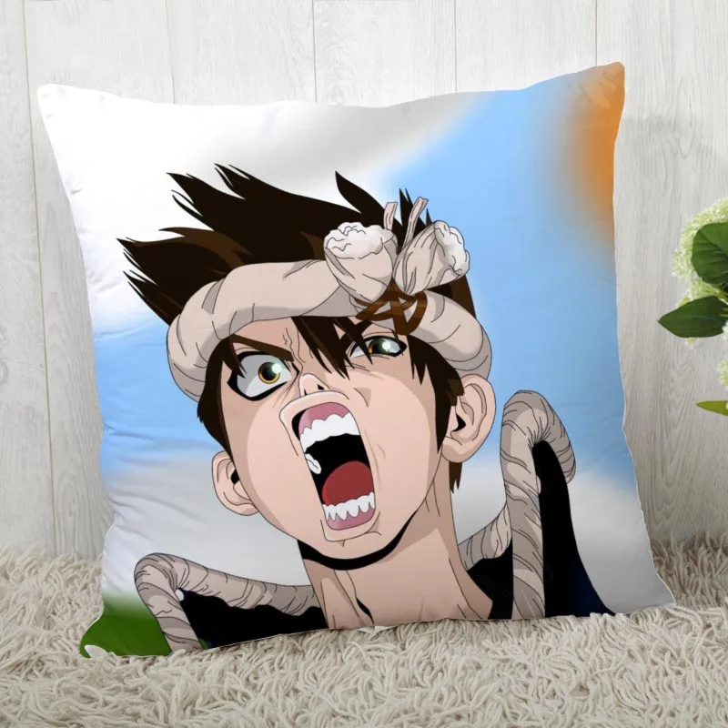 45*45 наволочка с Dr. Stone принтом для свадьбы наволочка аниме pillowcases40X40cm45X45cm - Цвет: Pillowcase 8