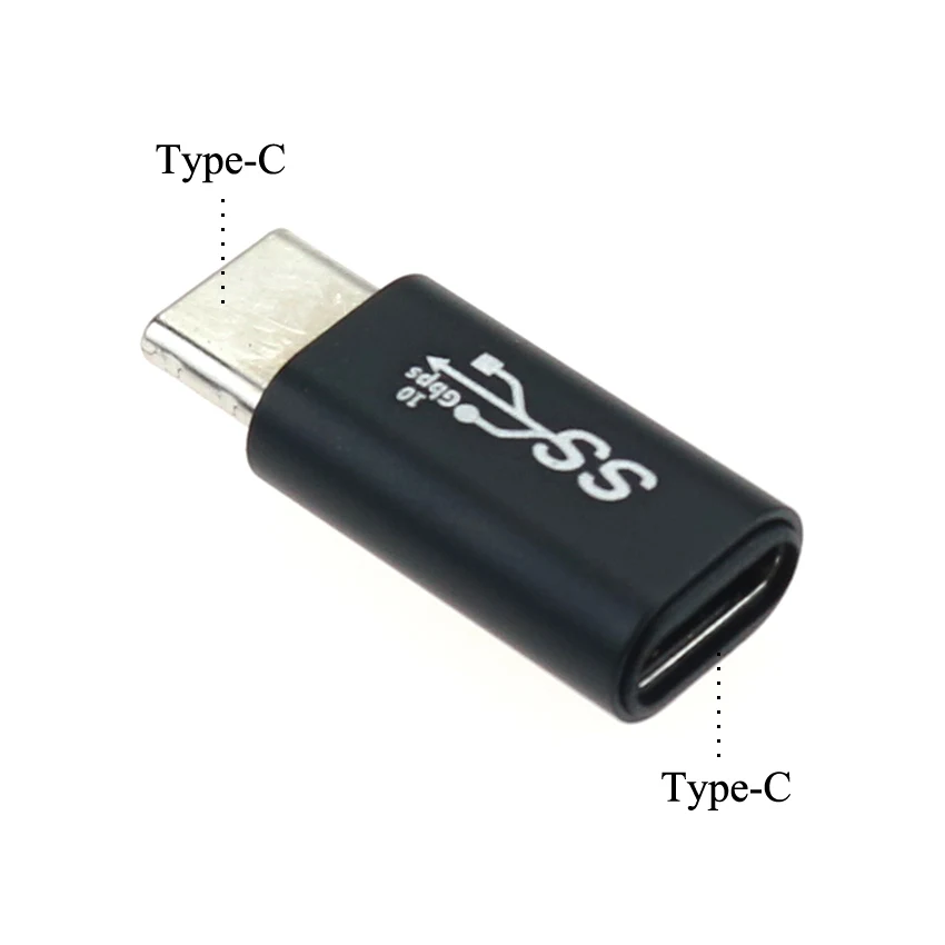 USB3.1 Type-C USB3.0 Plug Connector DC Power Jack Fast Charging Data Sync Adapter Extension Cable For Laptop Table