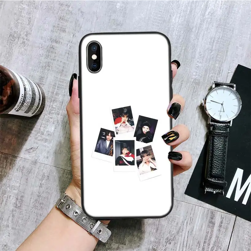 BA090-8 Черный чехол-накладка Rap Monsters RM Namjoon для телефона Apple IPhone 11 Pro XS MAX XR 7 8 6 6S Plus X 10 Ten 5 5S SE Coque Shell - Цвет: BA090-8